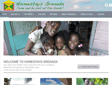 Tablet Screenshot of homestaysgrenada.com